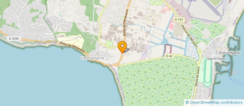 localisation de l'entreprise HE IMMO à HYERES