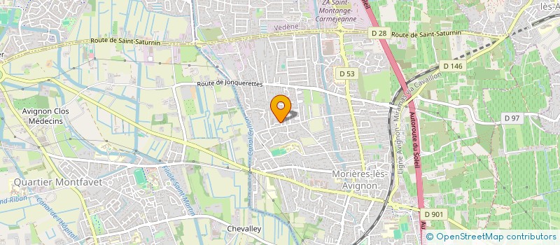 localisation de l'entreprise HE IMMO  MORIERES-LES-AVIGNON