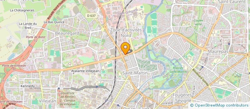 localisation de l'entreprise HE LECTEURS A SAINT MARTIN à RENNES