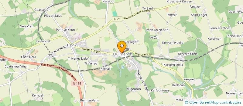 localisation de l'entreprise HE MA CHRIS VAN MOR & CO  PONT-DE-BUIS-LES-QUIMERCH