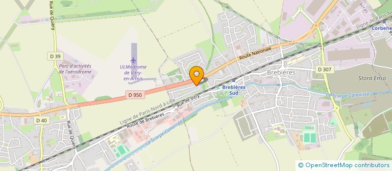 localisation de l'entreprise HE PATTE EMOI !  BREBIERES