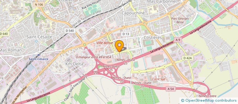 localisation de l'entreprise HE PING  NIMES