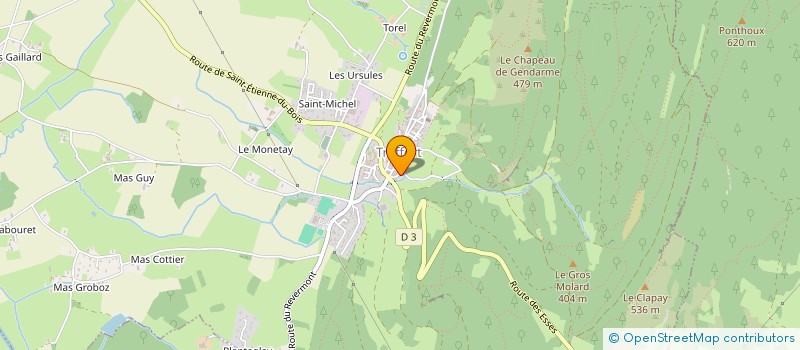 localisation de l'entreprise HE VIE DANSE  VAL-REVERMONT