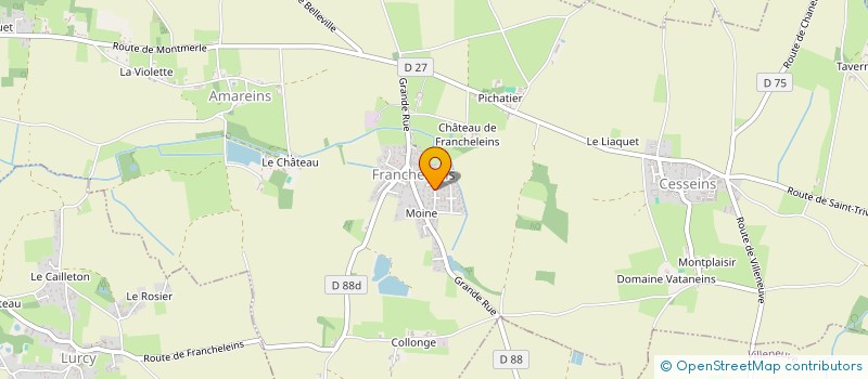 localisation de l'entreprise HE2L à FRANCHELEINS