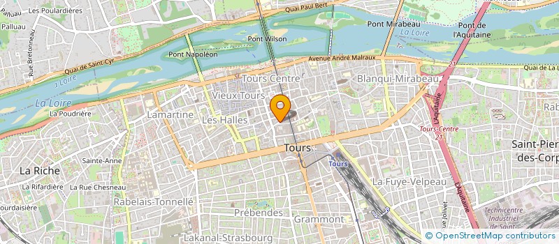 localisation de l'entreprise HE2NE LABEL  TOURS