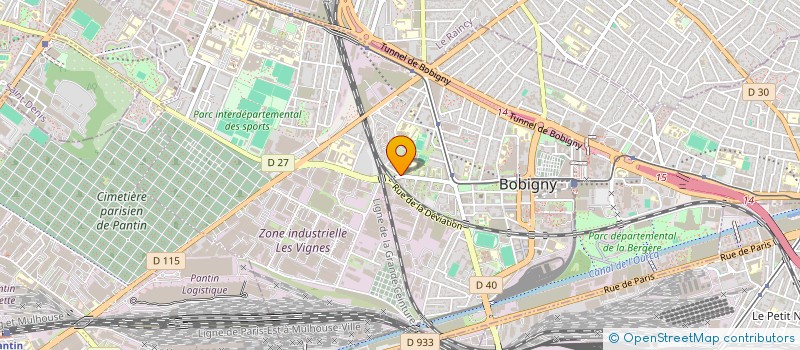 localisation de l'entreprise HEA GROUP  BOBIGNY