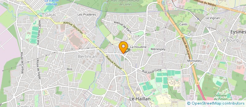 localisation de l'entreprise HEAD CRUSH PROD  LE HAILLAN