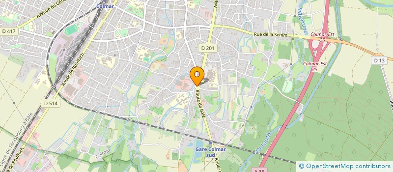 localisation de l'entreprise HEAD GROUP  COLMAR