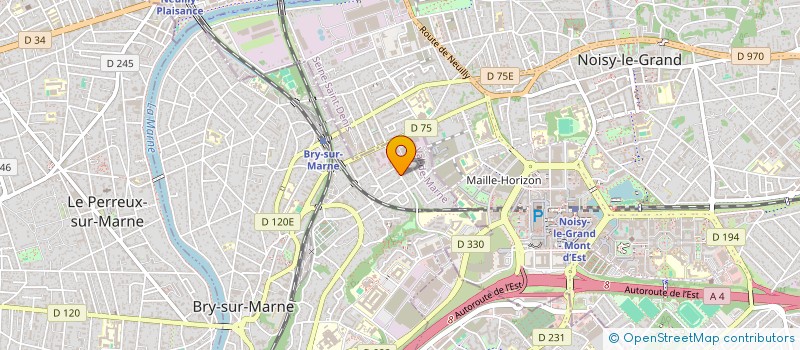 localisation de l'entreprise HEAD LINE  BRY-SUR-MARNE
