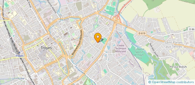 localisation de l'entreprise HEAD OF TIME  TROYES