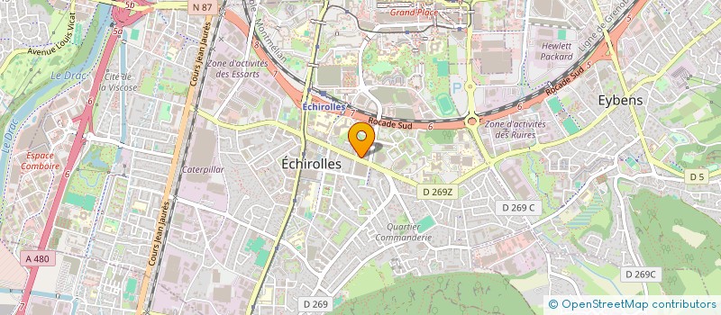 localisation de l'entreprise HEAD SPA BY YS  ECHIROLLES