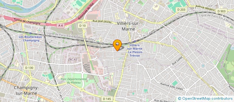 localisation de l'entreprise HEADHUNTER CONSULTING à VILLIERS-SUR-MARNE