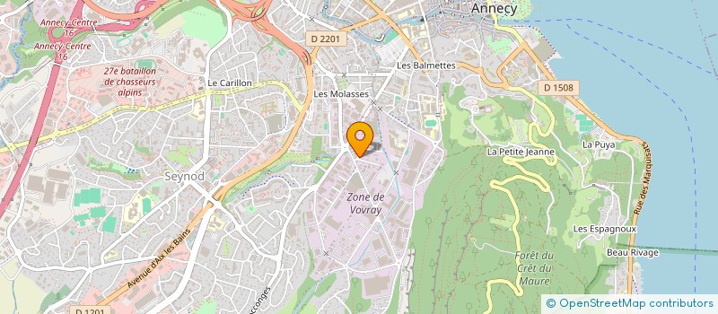 localisation de l'entreprise HEADICT à ANNECY