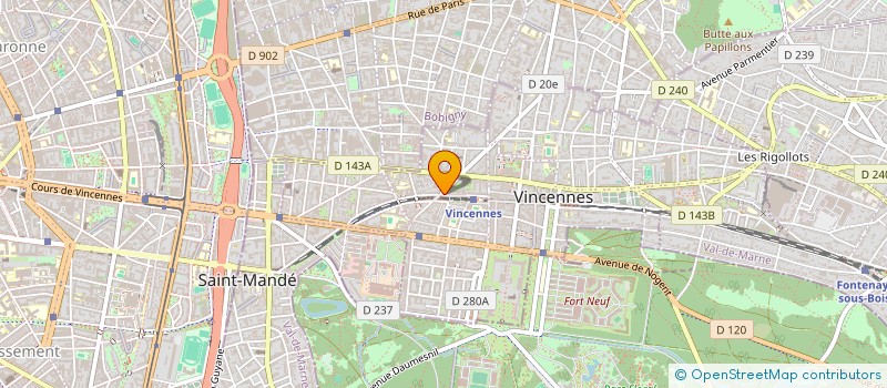 localisation de l'entreprise HEADIFICE  VINCENNES