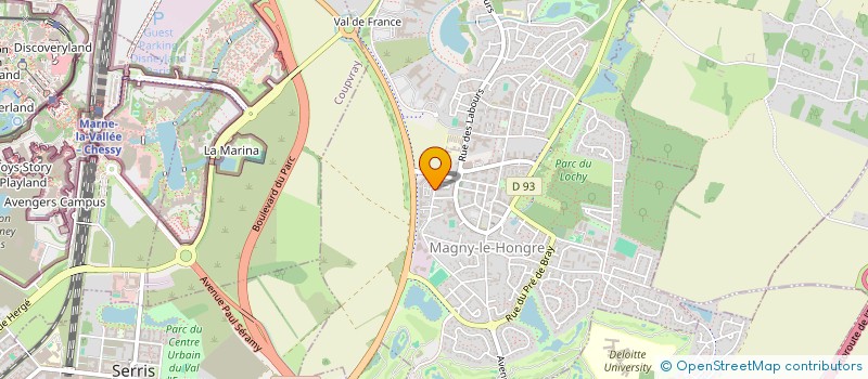 localisation de l'entreprise HEADLIGHT à MAGNY-LE-HONGRE