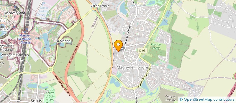 localisation de l'entreprise HEADLIGHT AUDIT à MAGNY-LE-HONGRE