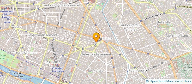 localisation de l'entreprise HEADQUARTER DESIGN ET DEVELOPMENT  PARIS