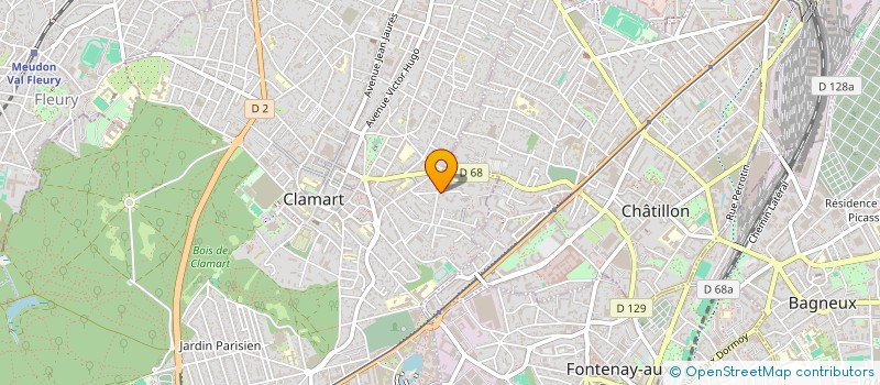 localisation de l'entreprise HEADSKILLS  CLAMART