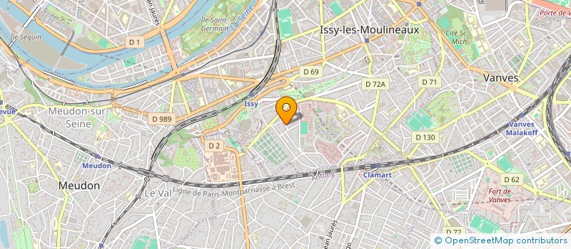 localisation de l'entreprise HEADUC à ISSY-LES-MOULINEAUX