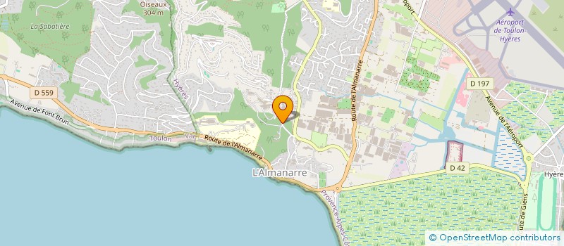 localisation de l'entreprise HEADZ PRODUCTION  HYERES