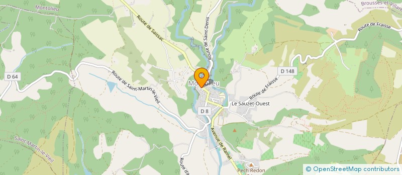 localisation de l'entreprise HEAL  MONTOLIEU