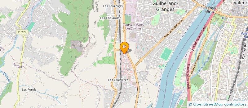 localisation de l'entreprise HEALABS à BEAUMONT-LES-VALENCE