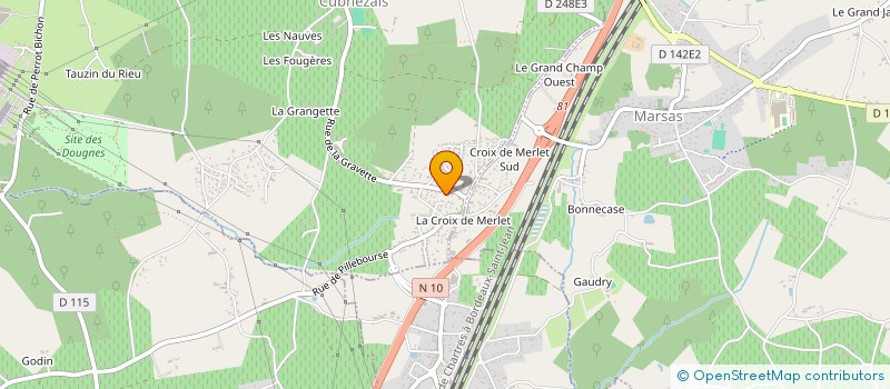 localisation de l'entreprise HEALIB  CUBNEZAIS