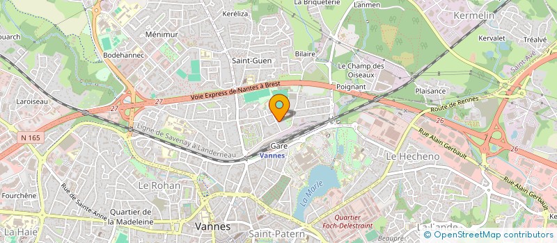 localisation de l'entreprise HEALING KEYS  VANNES
