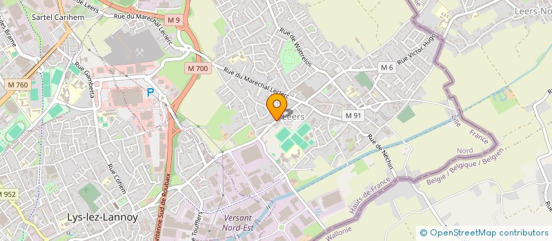 localisation de l'entreprise HEALING TEMPLE  LEERS