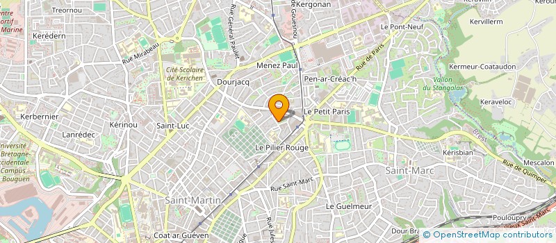 localisation de l'entreprise HEALING WOOD à BREST