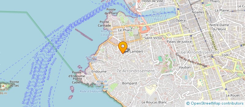 localisation de l'entreprise HEALPHI à MARSEILLE