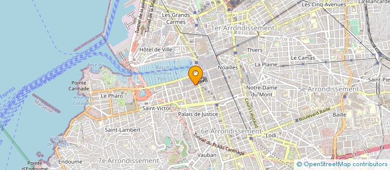 localisation de l'entreprise HEALPHI FORMATION à MARSEILLE