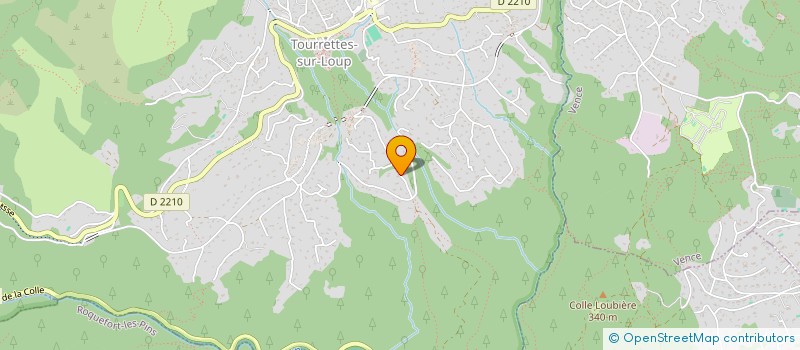 localisation de l'entreprise HEALTH & BEAUTY INNOVATION à TOURRETTES-SUR-LOUP
