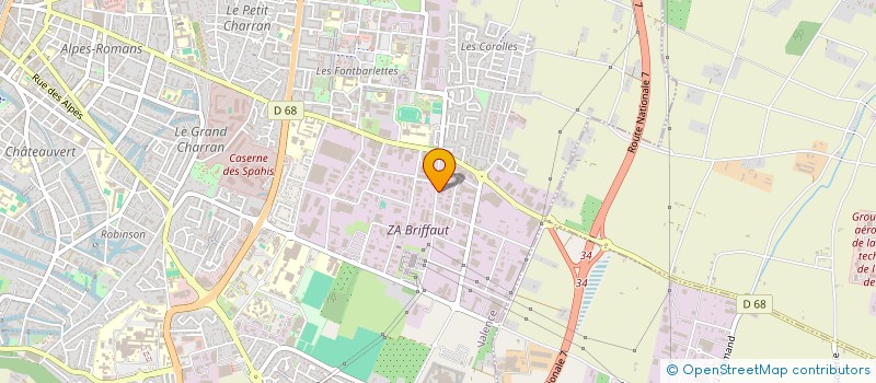 localisation de l'entreprise HEALTH & CIG  VALENCE