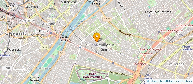 localisation de l'entreprise HEALTH&CO à NEUILLY-SUR-SEINE