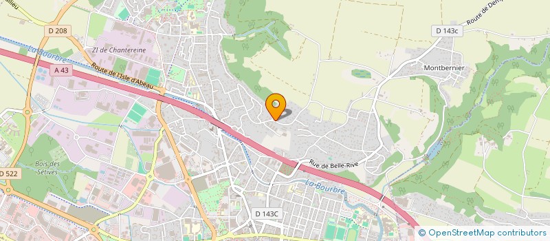 localisation de l'entreprise HEALTH CONSULT SAS à BOURGOIN-JALLIEU