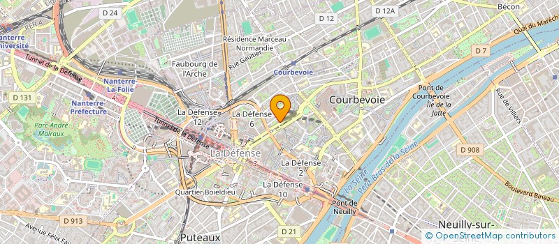 localisation de l'entreprise HEALTH CONSULTING GROUP à COURBEVOIE