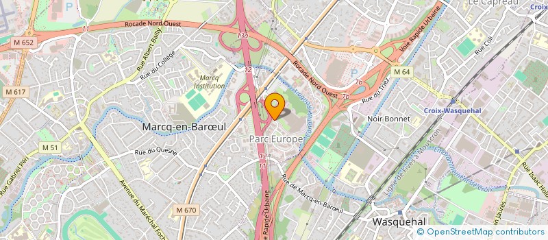 localisation de l'entreprise HEALTH DATA à MARCQ-EN-BARŒUL