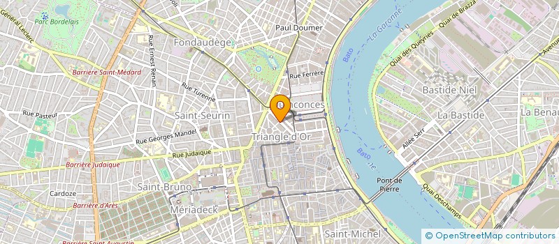 localisation de l'entreprise HEALTH DATALINE FRANCE  BORDEAUX