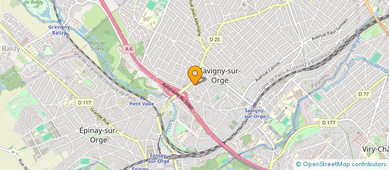 localisation de l'entreprise HEALTH FOR THEM (HFT) à SAVIGNY SUR ORGE