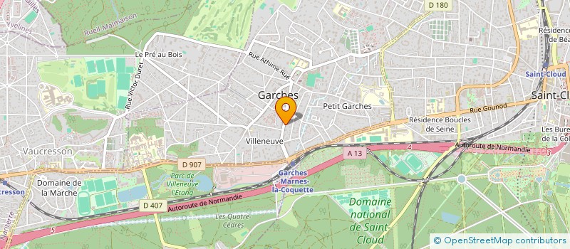 localisation de l'entreprise HEALTHCARE INVESTMENT PARTNERS à GARCHES