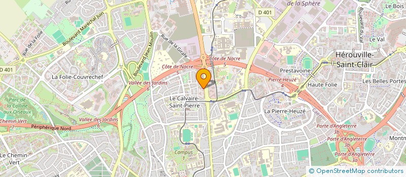 localisation de l'entreprise HEALTHESPORT à CAEN