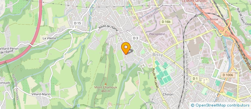 localisation de l'entreprise HEALTHLAB FORMATION  CHAMBERY