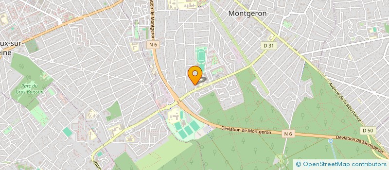 localisation de l'entreprise HEALTHY BODY à MONTGERON