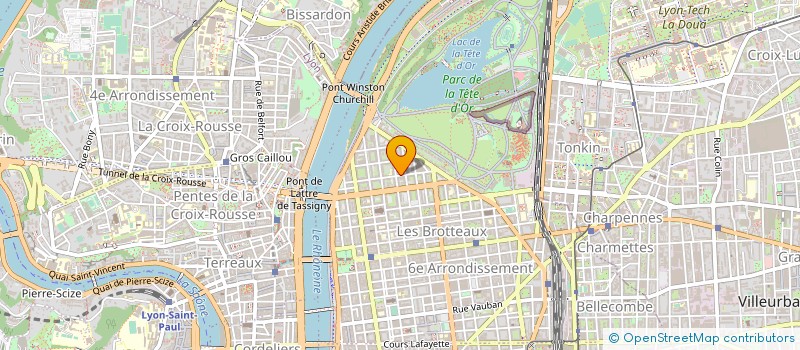 localisation de l'entreprise HEALTHY & CONDITIONING  LYON 6EME