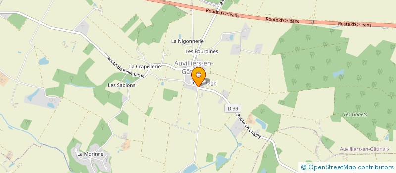 localisation de l'entreprise HEALTHY DIOU FITNESS à AUVILLIERS-EN-GATINAIS