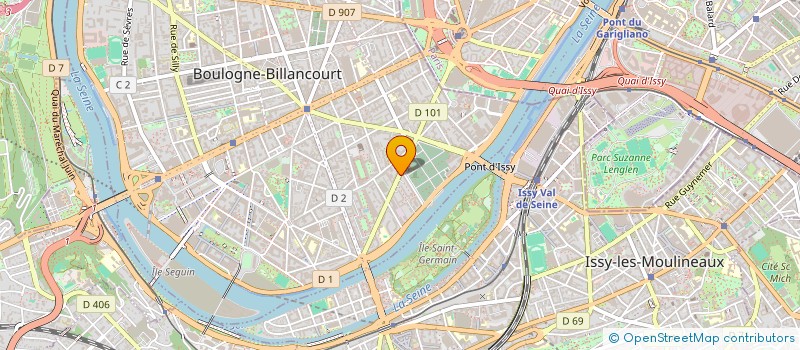 localisation de l'entreprise HEALTHY GROUP HOLDING  BOULOGNE-BILLANCOURT