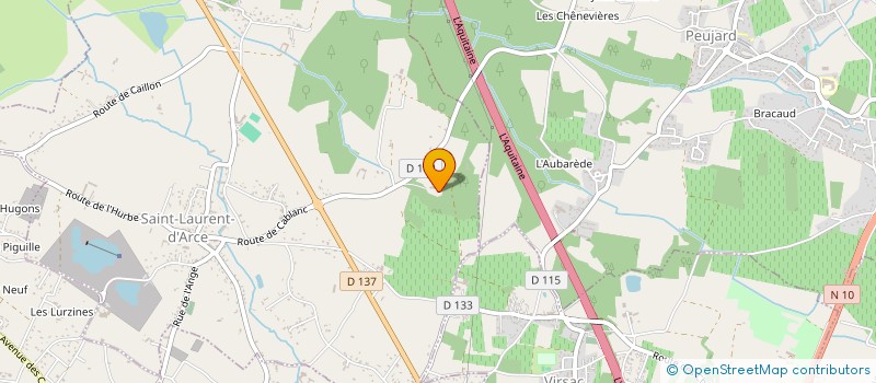 localisation de l'entreprise HEALTHY JUICE  SAINT-LAURENT-D'ARCE