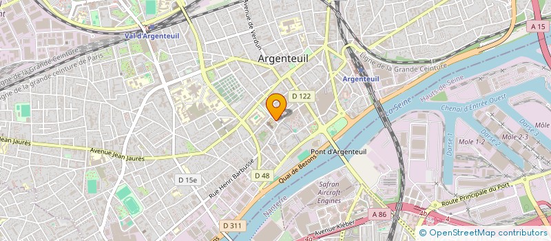 localisation de l'entreprise HEALTHY KITCHEN  ARGENTEUIL