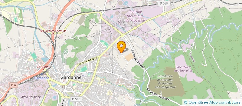 localisation de l'entreprise HEALTHY LIFE à GARDANNE